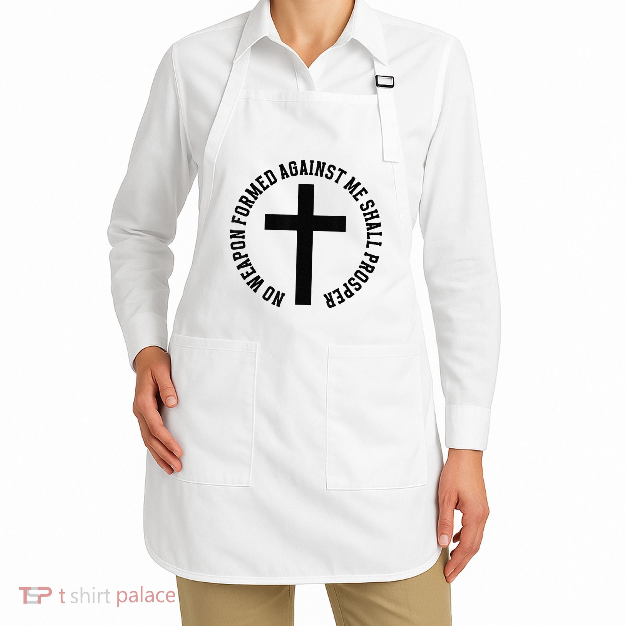 No Weapon Formed Against Me Shall Prosper Apron