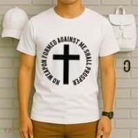 No Weapon Formed Against Me Shall Prosper T-Shirt thumb 6