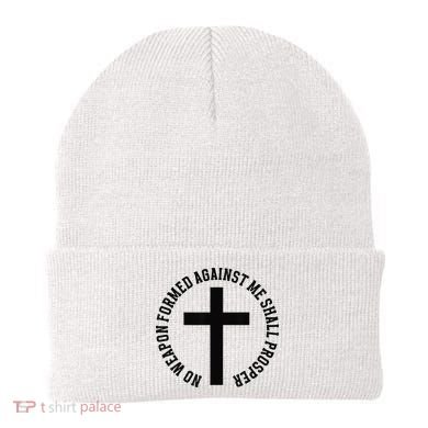 No Weapon Formed Against Me Shall Prosper Beanie