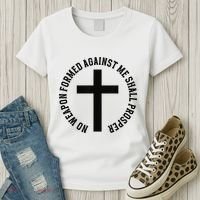 No Weapon Formed Against Me Shall Prosper Women's T-Shirt thumb 3