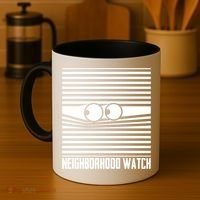 Neighborhood Watch Funny Gift Coffee Mug thumb 4