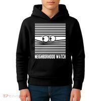Neighborhood Watch Funny Gift Kids Hoodie thumb 4