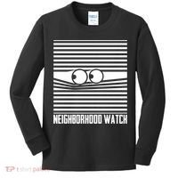 Neighborhood Watch Funny Gift Kids Long Sleeve Shirt thumb 0