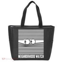 Neighborhood Watch Funny Gift Tote Bag thumb 0