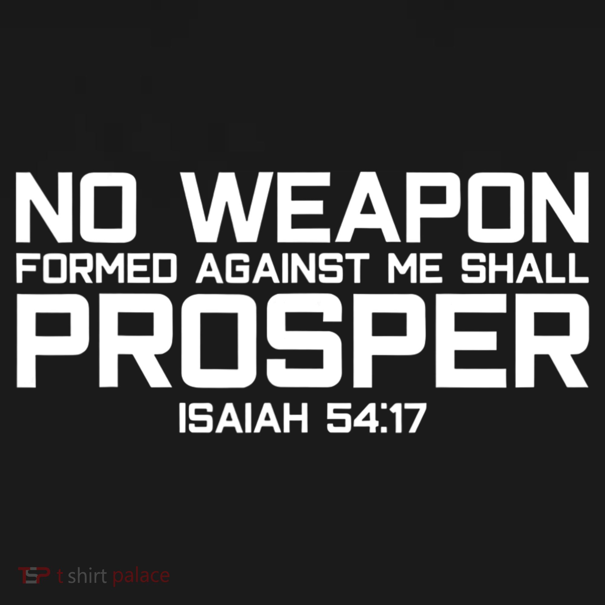No Weapon Formed Against Me Shall Prosper Jesus Christian Women's Tank Top