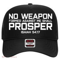 No Weapon Formed Against Me Shall Prosper Jesus Christian Hat thumb 0
