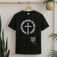 No Weapon Formed Against Me Shall Proser Jesus Is King Christian T-Shirt thumb 2