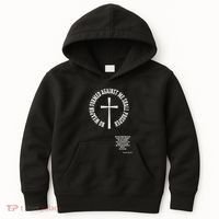 No Weapon Formed Against Me Shall Proser Jesus Is King Christian Kids Hoodie thumb 0