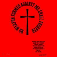 No Weapon Formed Against Me Shall Proser Jesus Is King Christian Santa Hat thumb 1