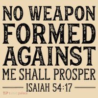 No Weapon Formed Against Me Shall Prosper Christian Tote Bag thumb 4