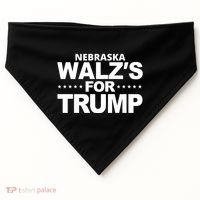 Nebraska WaltzS For Trump USA-Made Doggie Bandana thumb 0