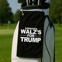 Nebraska WaltzS For Trump Golf Towel thumb 2