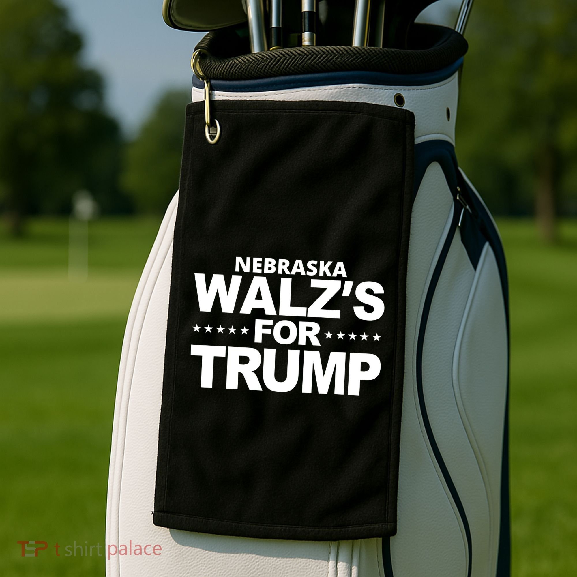 Nebraska WaltzS For Trump Golf Towel