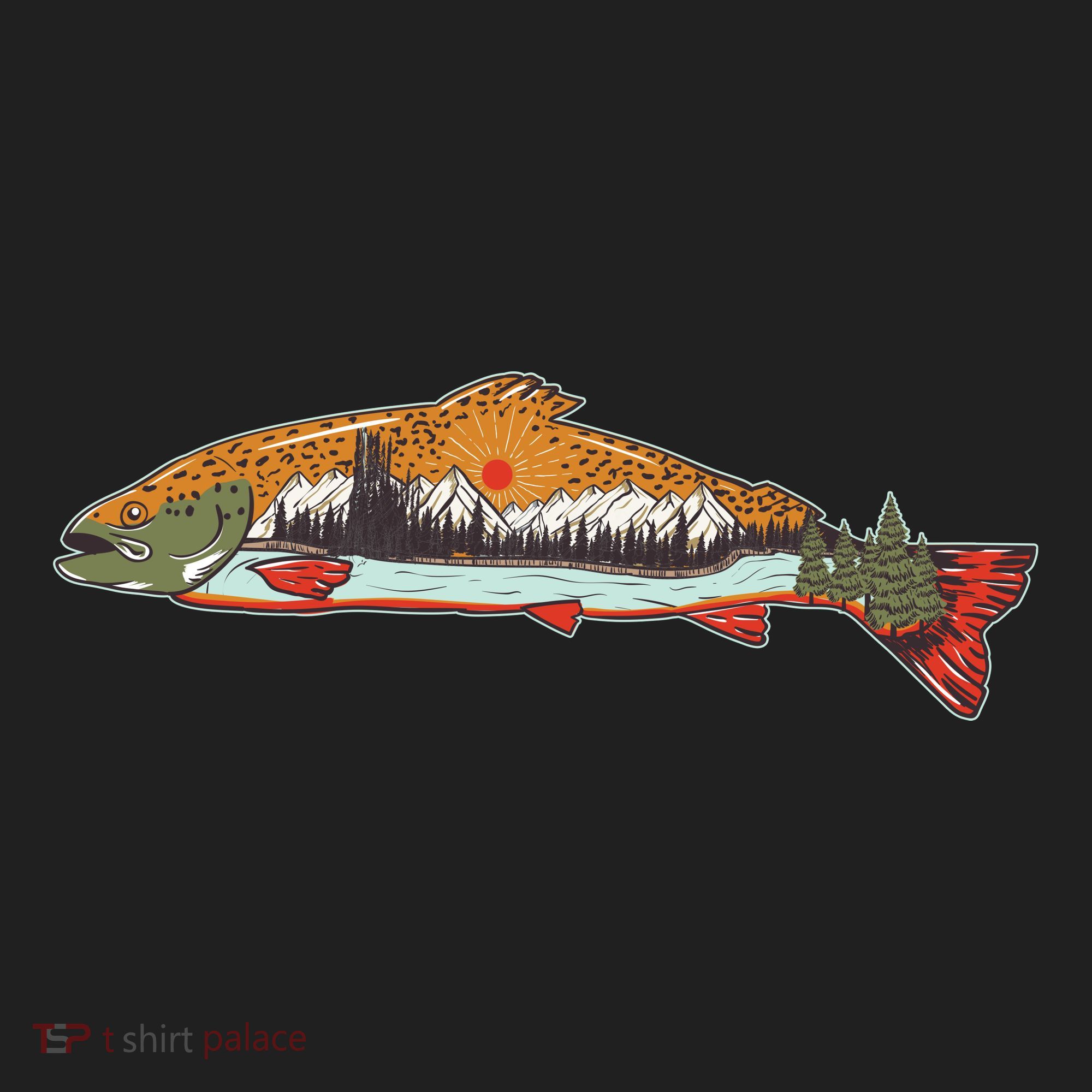 Nature Wilderness Fishing Fan Women's Sweatshirt