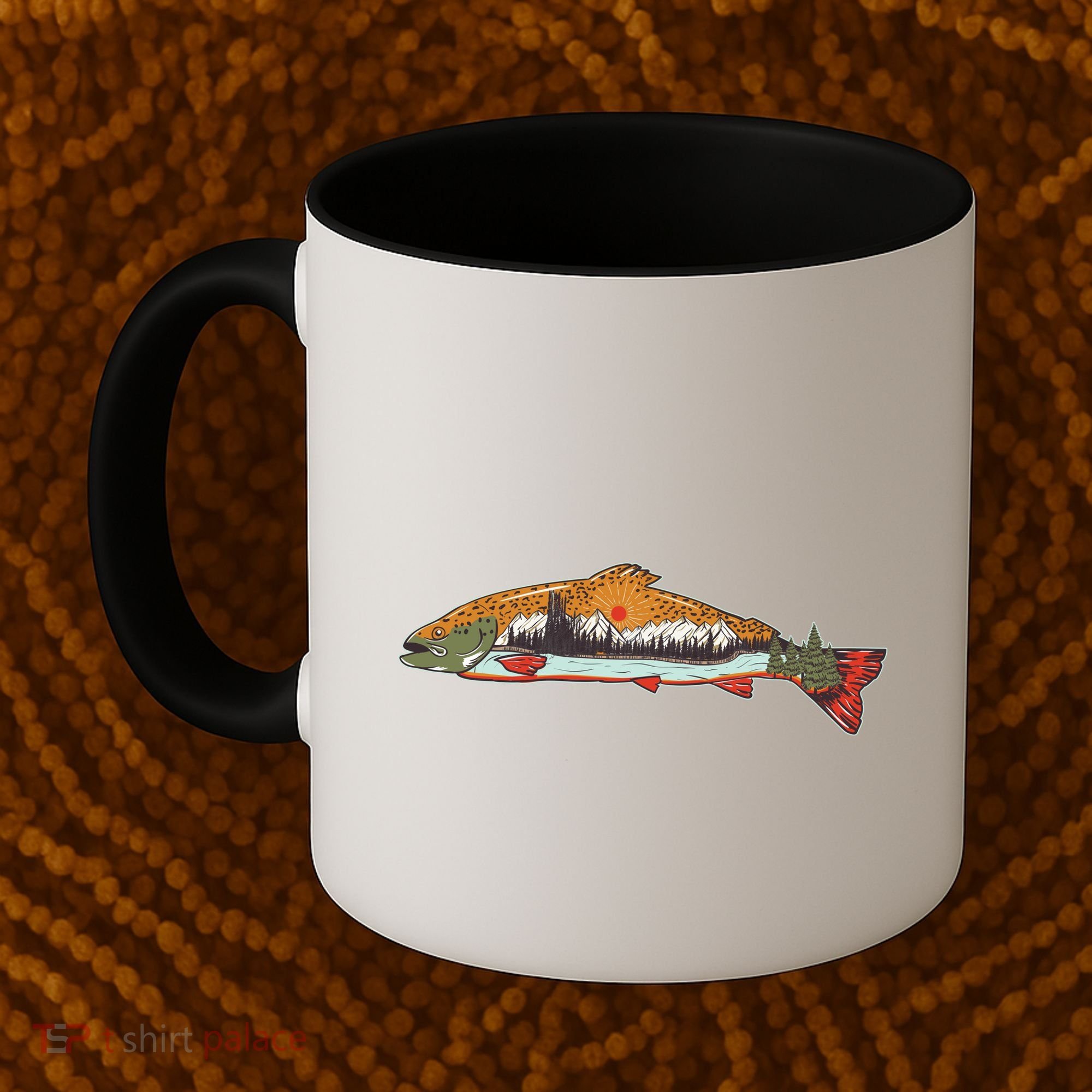 Nature Wilderness Fishing Fan Coffee Mug