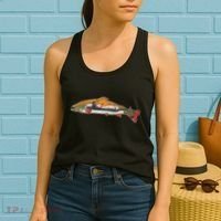Nature Wilderness Fishing Fan Women's Tank Top thumb 2