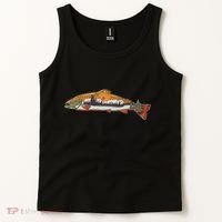 Nature Wilderness Fishing Fan Tank Top thumb 2