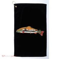 Nature Wilderness Fishing Fan Golf Towel thumb 0