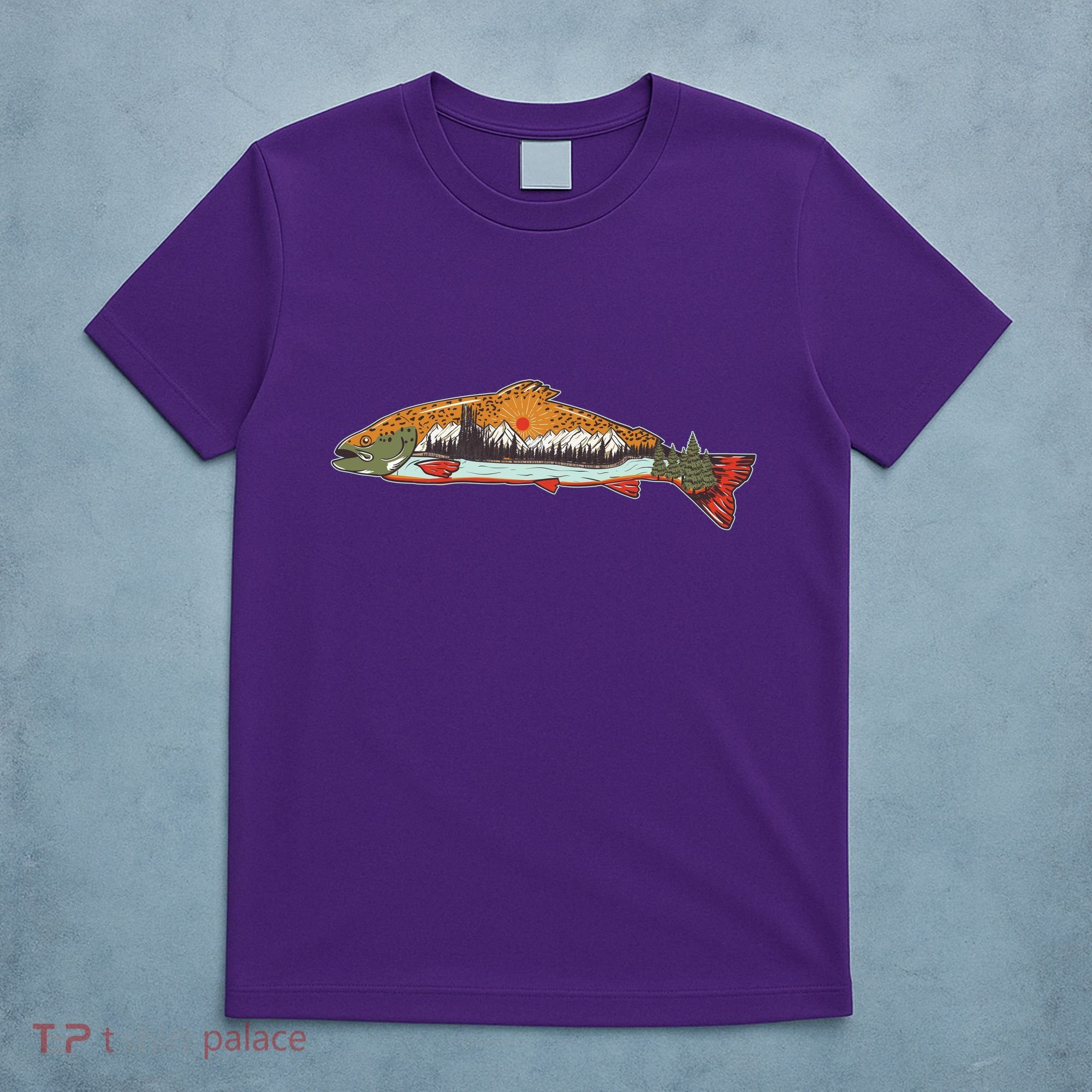Nature Wilderness Fishing Fan T-Shirt