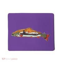 Nature Wilderness Fishing Fan Mousepad thumb 0