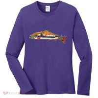 Nature Wilderness Fishing Fan Women's Long Sleeve Shirt thumb 0
