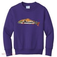 Nature Wilderness Fishing Fan Kids Sweatshirt thumb 0