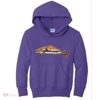 Nature Wilderness Fishing Fan Kids Hoodie thumb 0