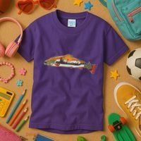 Nature Wilderness Fishing Fan Kids T-Shirt thumb 3