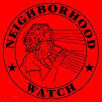 Neighborhood Watch Funny Santa Hat thumb 1