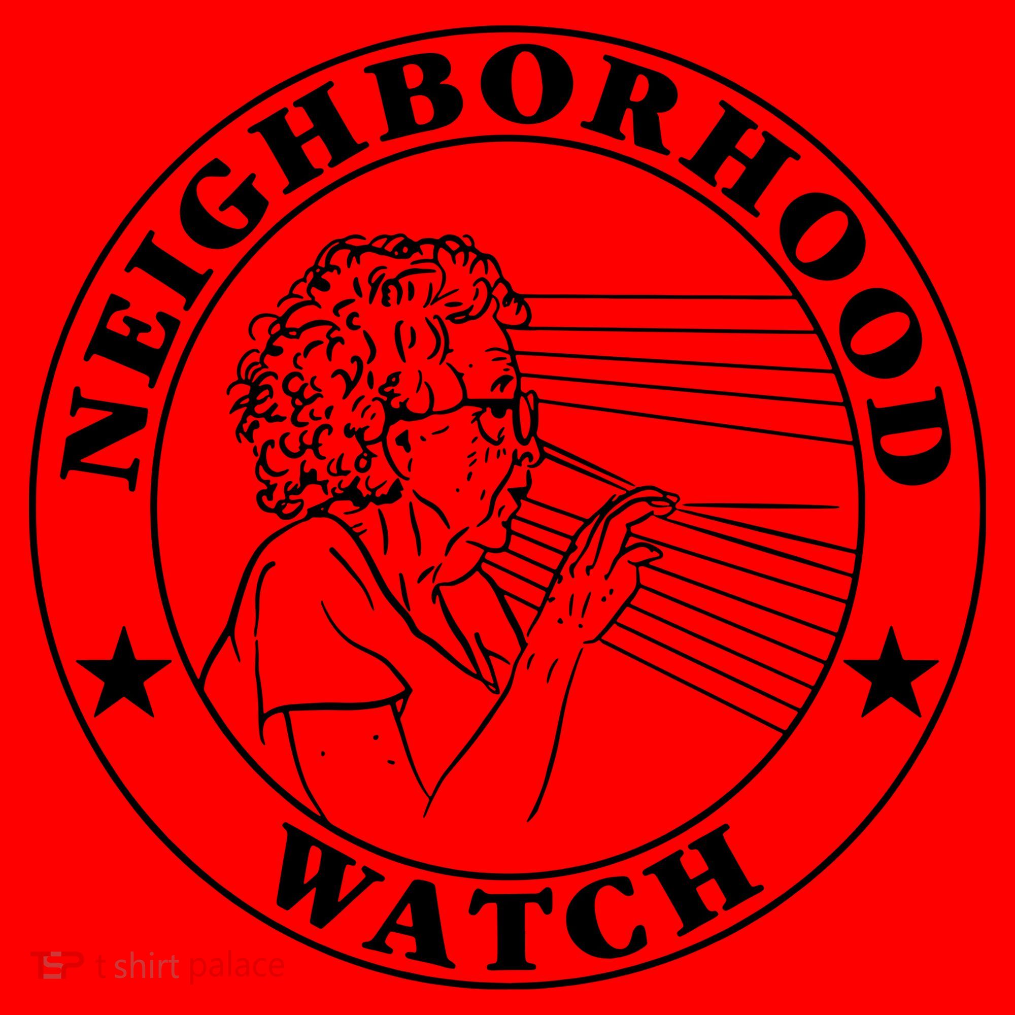 Neighborhood Watch Funny Santa Hat