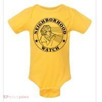 Neighborhood Watch Funny Baby Bodysuit thumb 0