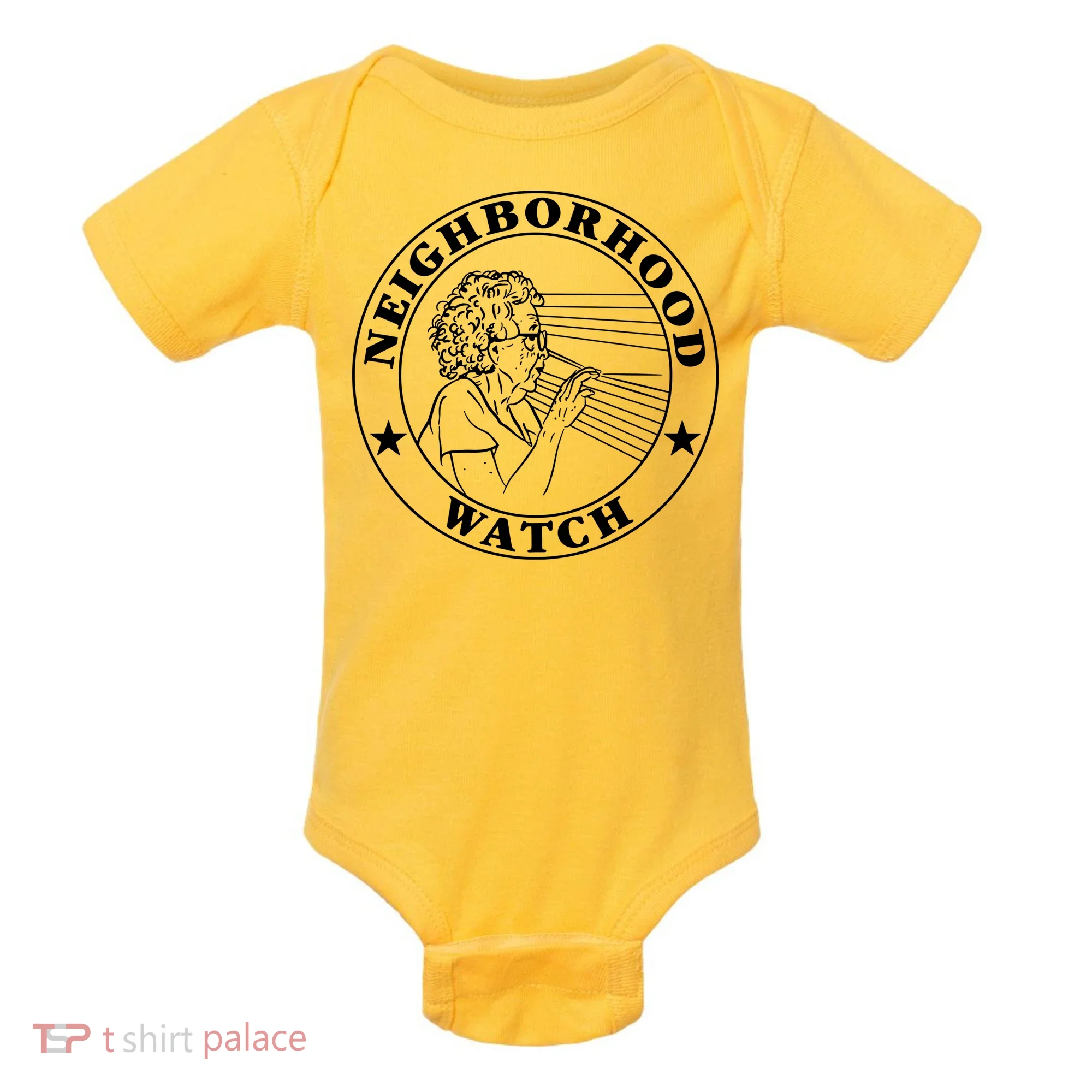 Neighborhood Watch Funny Baby Bodysuit