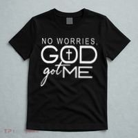 No Worries, God Got Me African American Christian Quote T-Shirt thumb 5