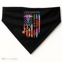 Nurse Week Gift Nurse, Nurse Gift Appreciation Nurse USA-Made Doggie Bandana thumb 0