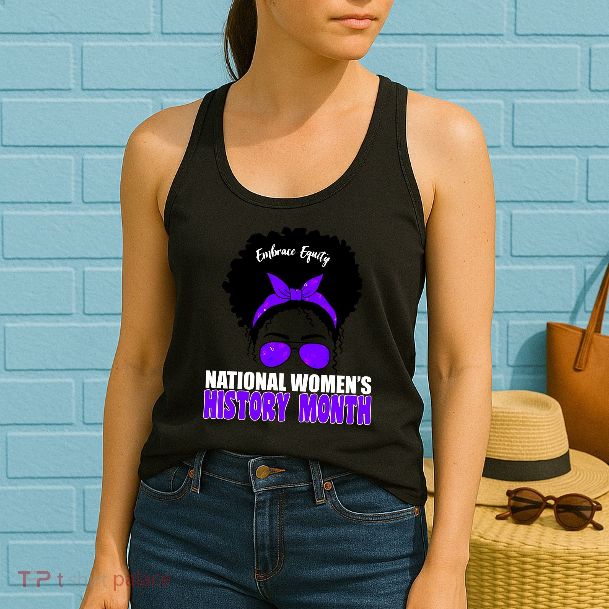National Women's History Month Equity For Women Women's Tank Top