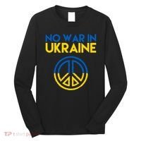 No War In Ukraine Peace Long Sleeve Shirt thumb 0