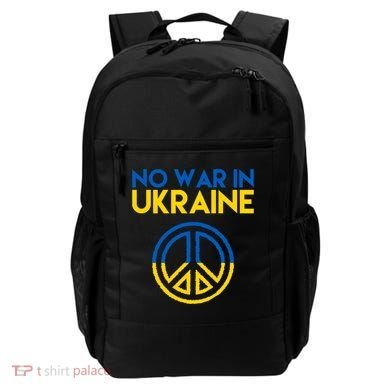 No War In Ukraine Peace Backpack