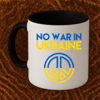 No War In Ukraine Peace Coffee Mug thumb 2