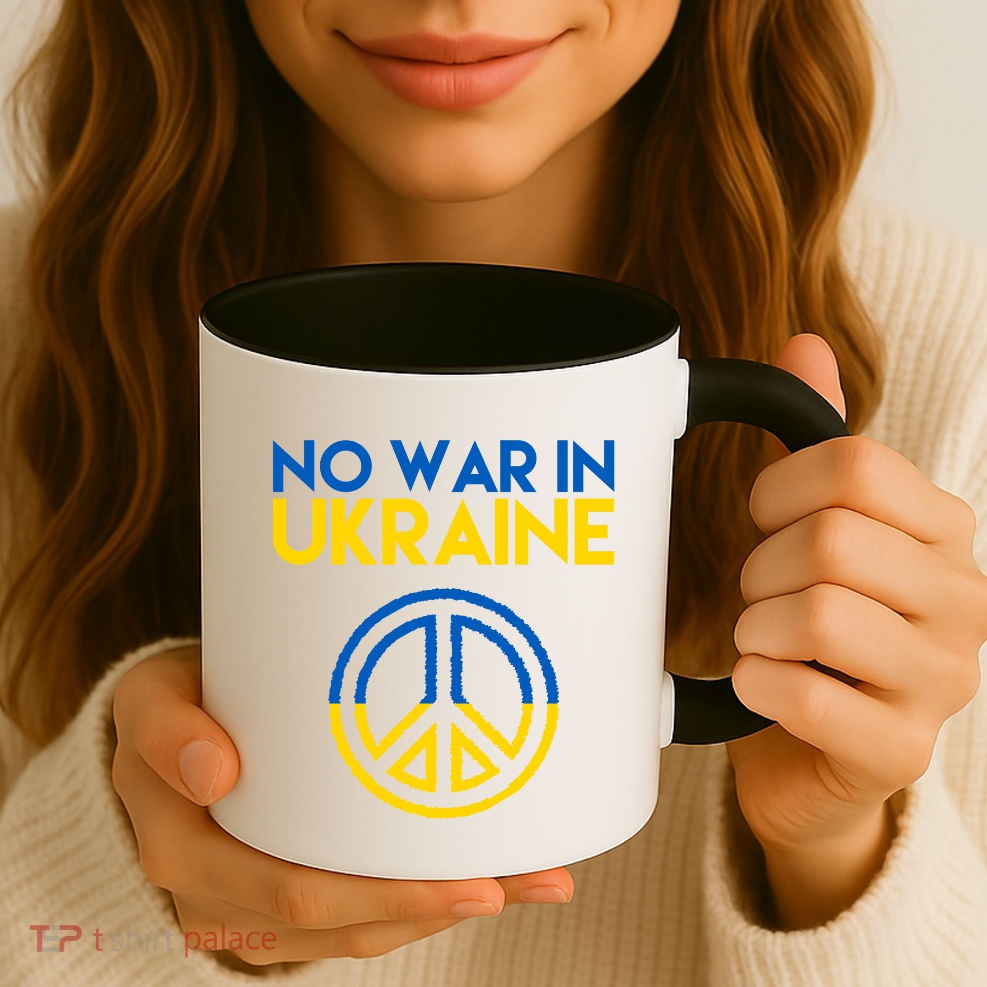 No War In Ukraine Peace Coffee Mug