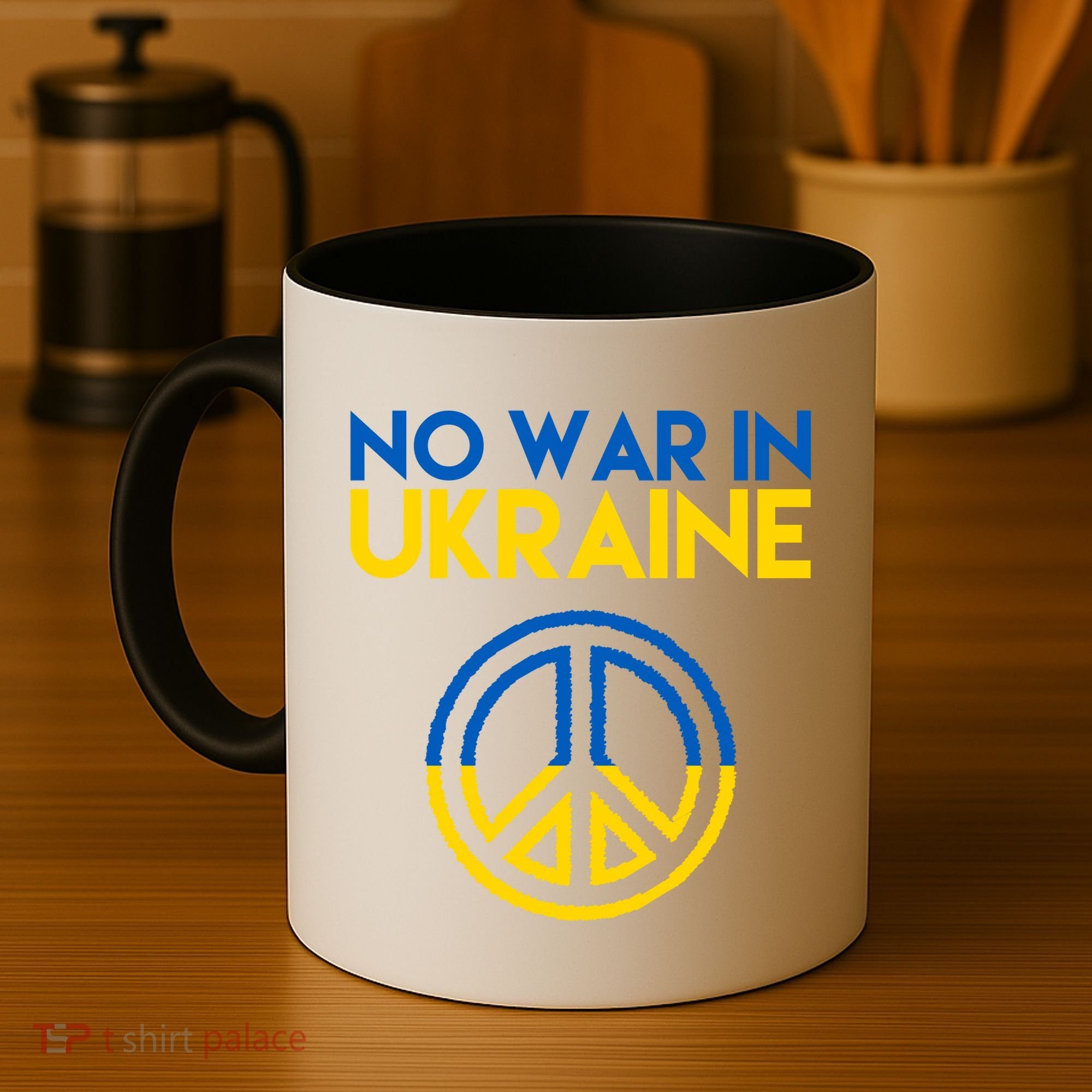 No War In Ukraine Peace Coffee Mug