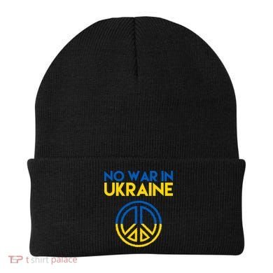 No War In Ukraine Peace Beanie