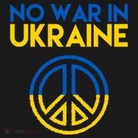 No War In Ukraine Peace Ornament thumb 1