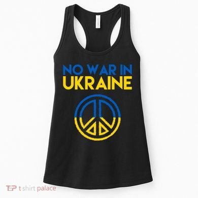 No War In Ukraine Peace Women's Tank Top