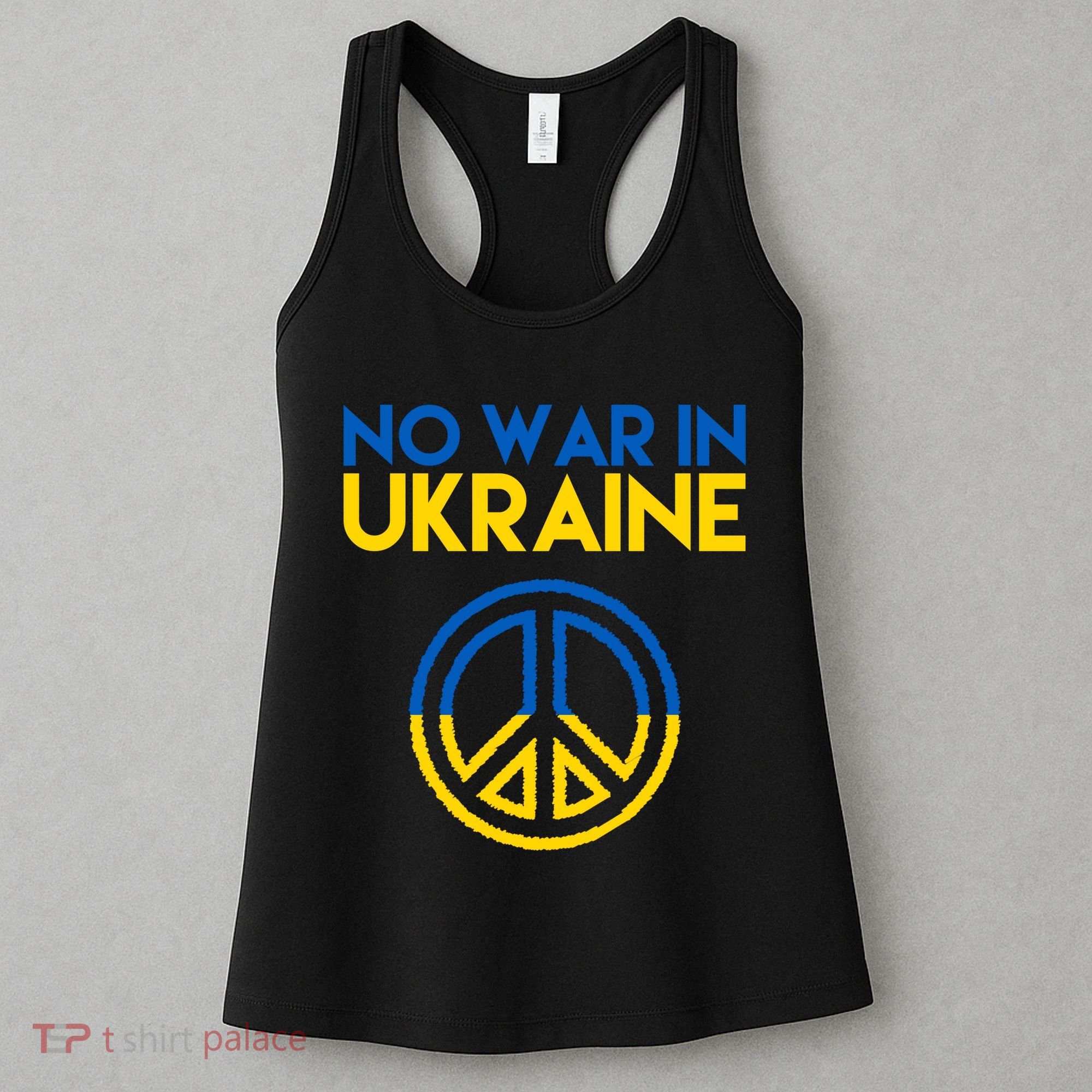 No War In Ukraine Peace Women's Tank Top