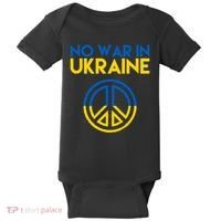 No War In Ukraine Peace Baby Bodysuit thumb 0