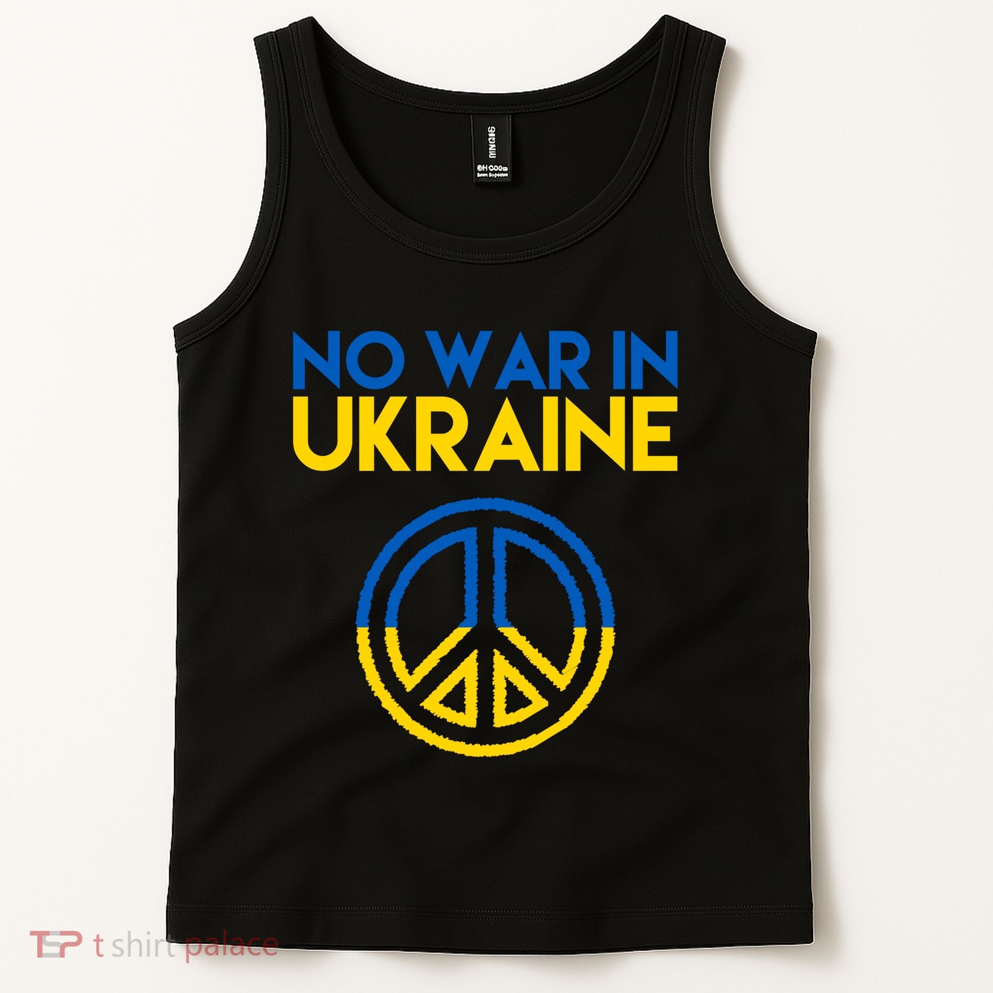 No War In Ukraine Peace Tank Top