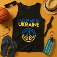 No War In Ukraine Peace Tank Top thumb 4