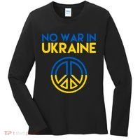 No War In Ukraine Peace Women's Long Sleeve Shirt thumb 0