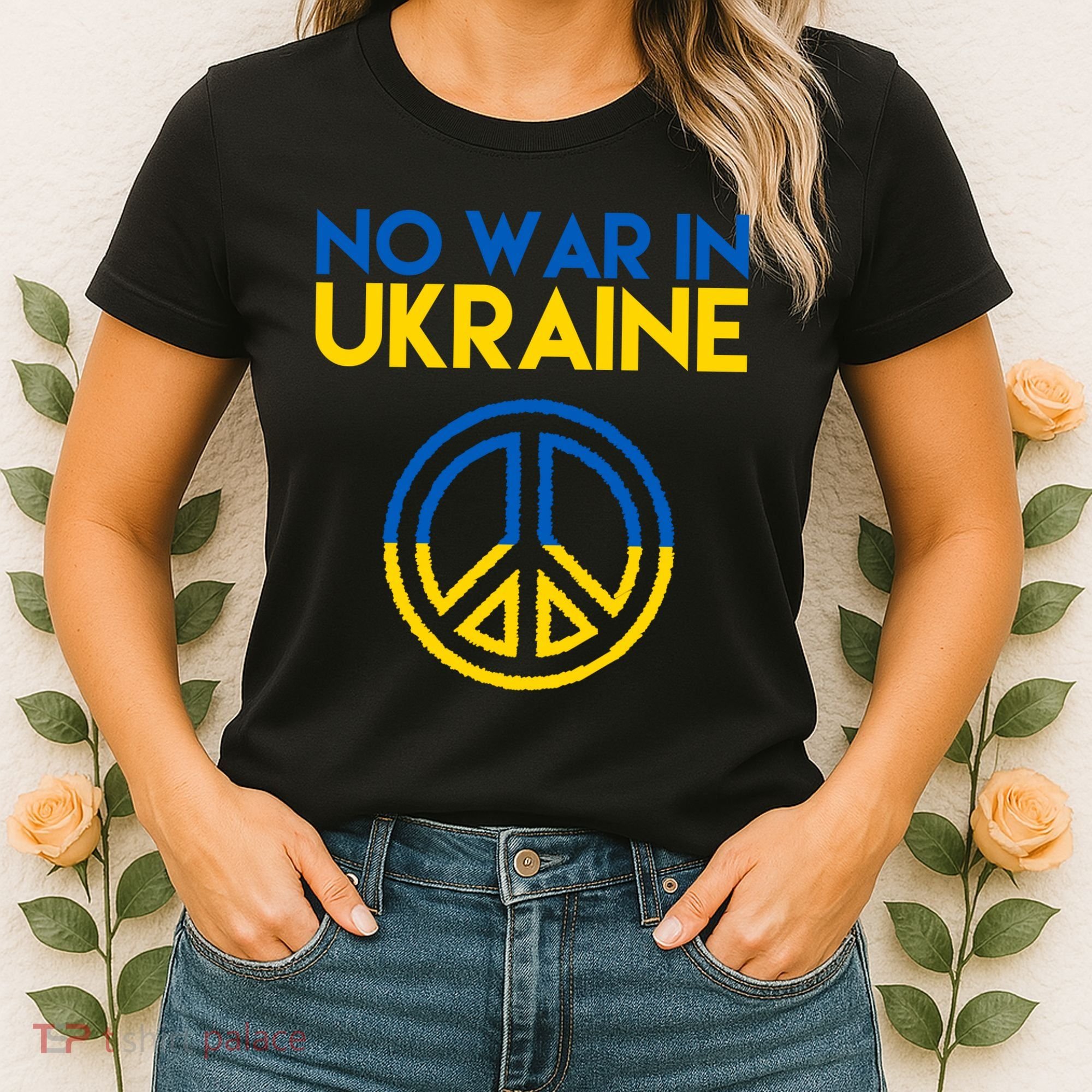 No War In Ukraine Peace Women's T-Shirt