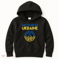 No War In Ukraine Peace Kids Hoodie thumb 0